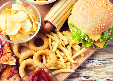 불규칙한 식습관 및 음식